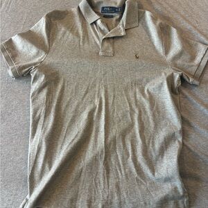 Polo by Ralph Lauren Light Gray Men's Polo Shirt